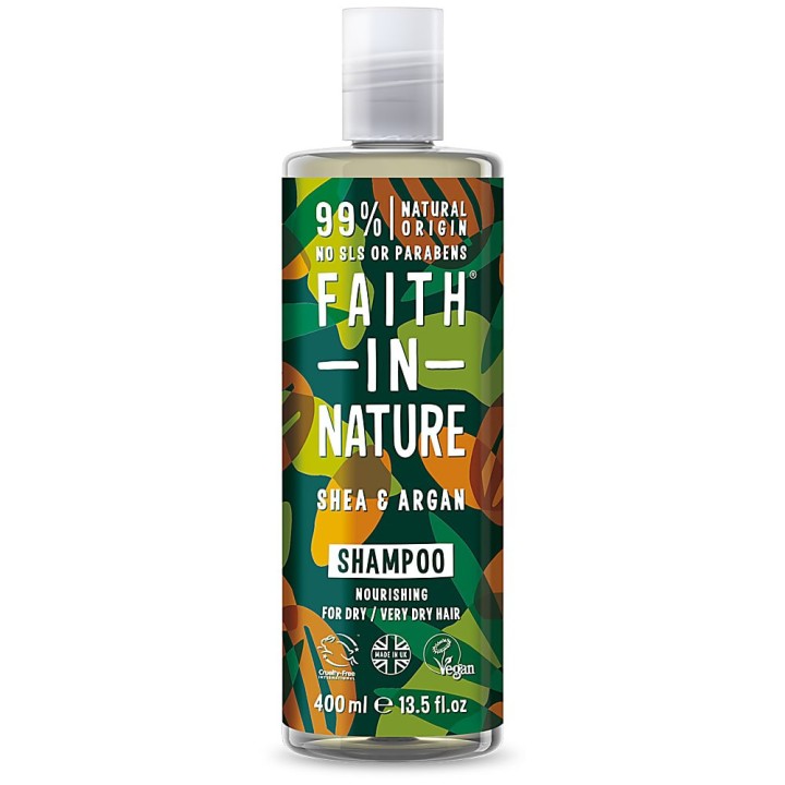 Faith In Nature Shea Argan Shampoo 400Ml