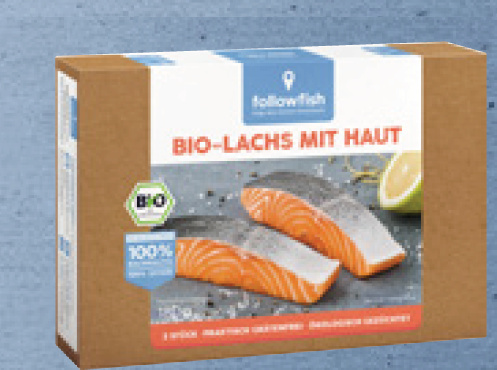 Followfood Salmon Fillets With Skin 180G Bio - Seafood