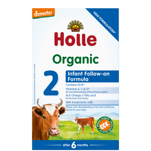 Holle Infant Baby Cow Milk Formula 2 (6Μ) 600G Bio