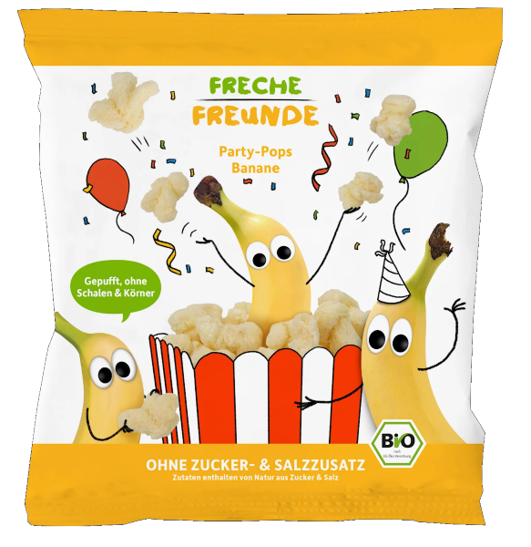 Erdbar, Party Pops Banana 15g Bio