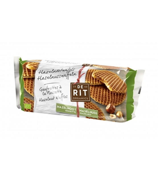 De Rit Hazelnut Wafles 175G Bio