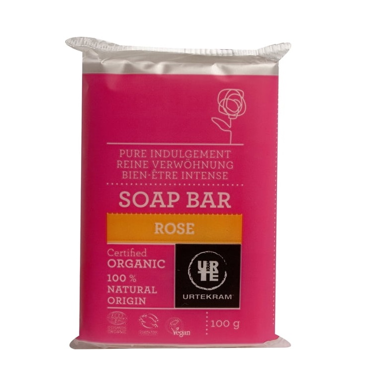 Urtekram Bar Soap Rose 100Gr