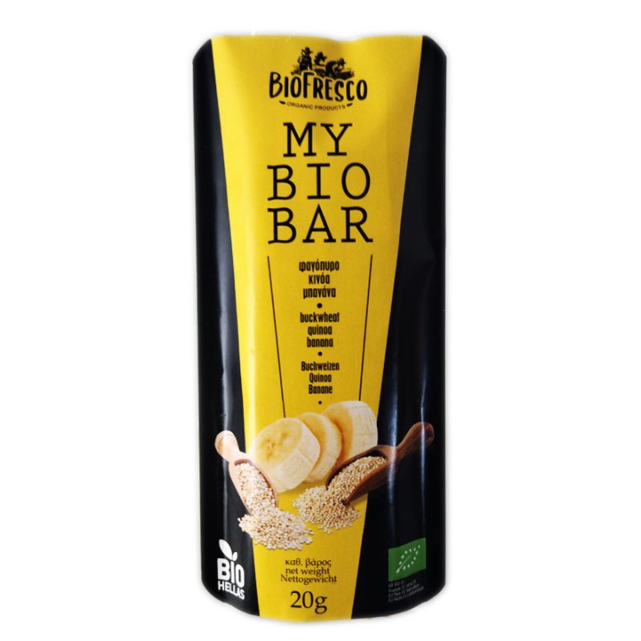 Biofresco My Bio Bar With Quinnoa Banana 20G Bio