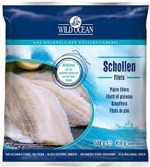 Wild Ocean Frozen Fish Plaice Fillets Wild Pack Of 500 Gr  Seafood