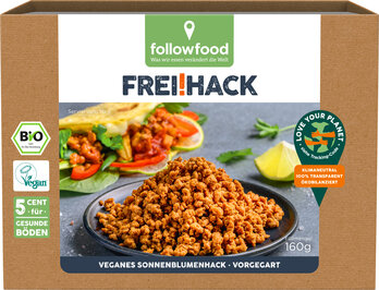 Followfood Frozen Plant Based Minced Meat Bio Pack Of 160 Gr