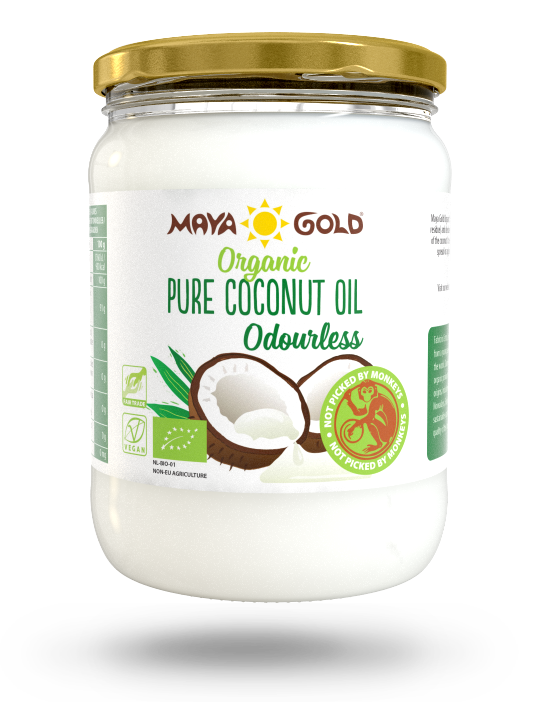 Maya Gold Pure Coconut Oil Odourless 500Ml Bio