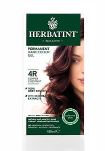 Herbatint Permanent Hair Dye 4R Copper Chestnut 150Ml