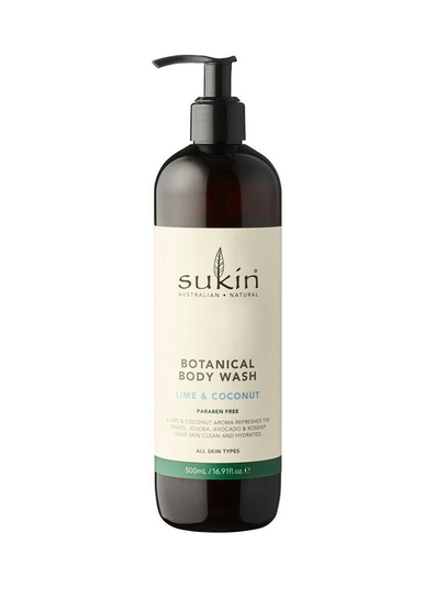Sukin Botanical Body Wash Lime Coconut 500Ml