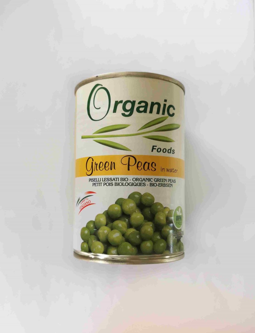 Organic Foods, Green Peas 400G Bio