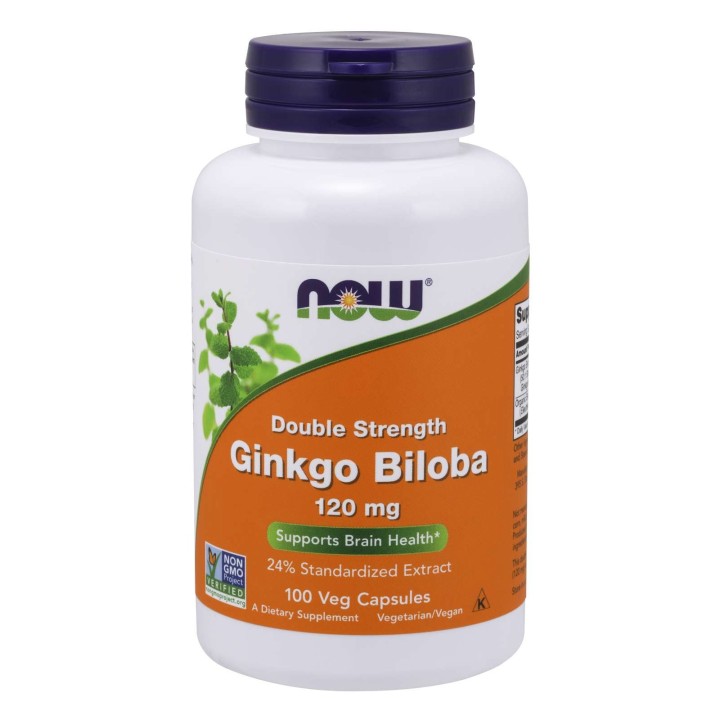 Now Ginkgo Biloba 120Mg 50Vcaps