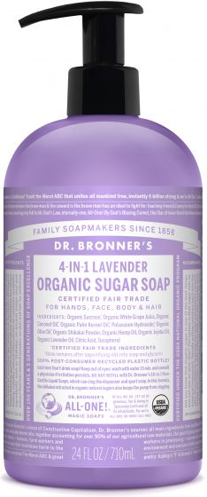 Dr. Bronners Hand Body Lavender Soap 710Ml