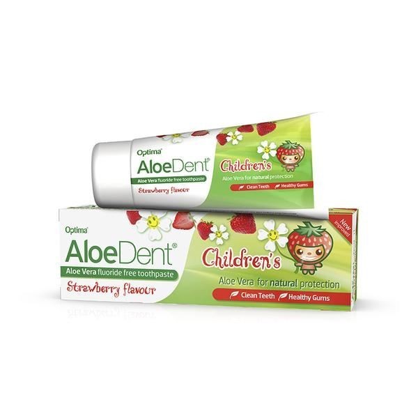 Optima, Aloe Dent Childrens Strawberry Toothtpaste 50Ml