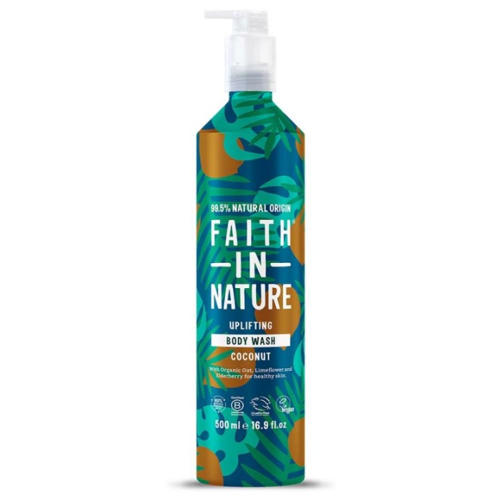 Faith In Nature, Uplifting Coconut Bodywash 500ml