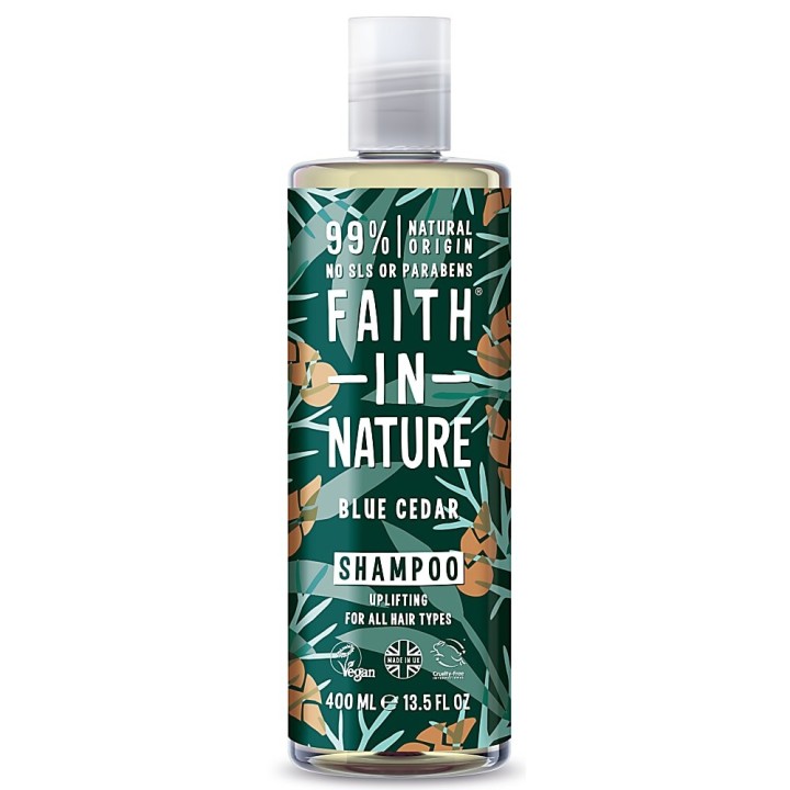 Faith In Nature Mens Blue Cedar Shampoo 400Ml