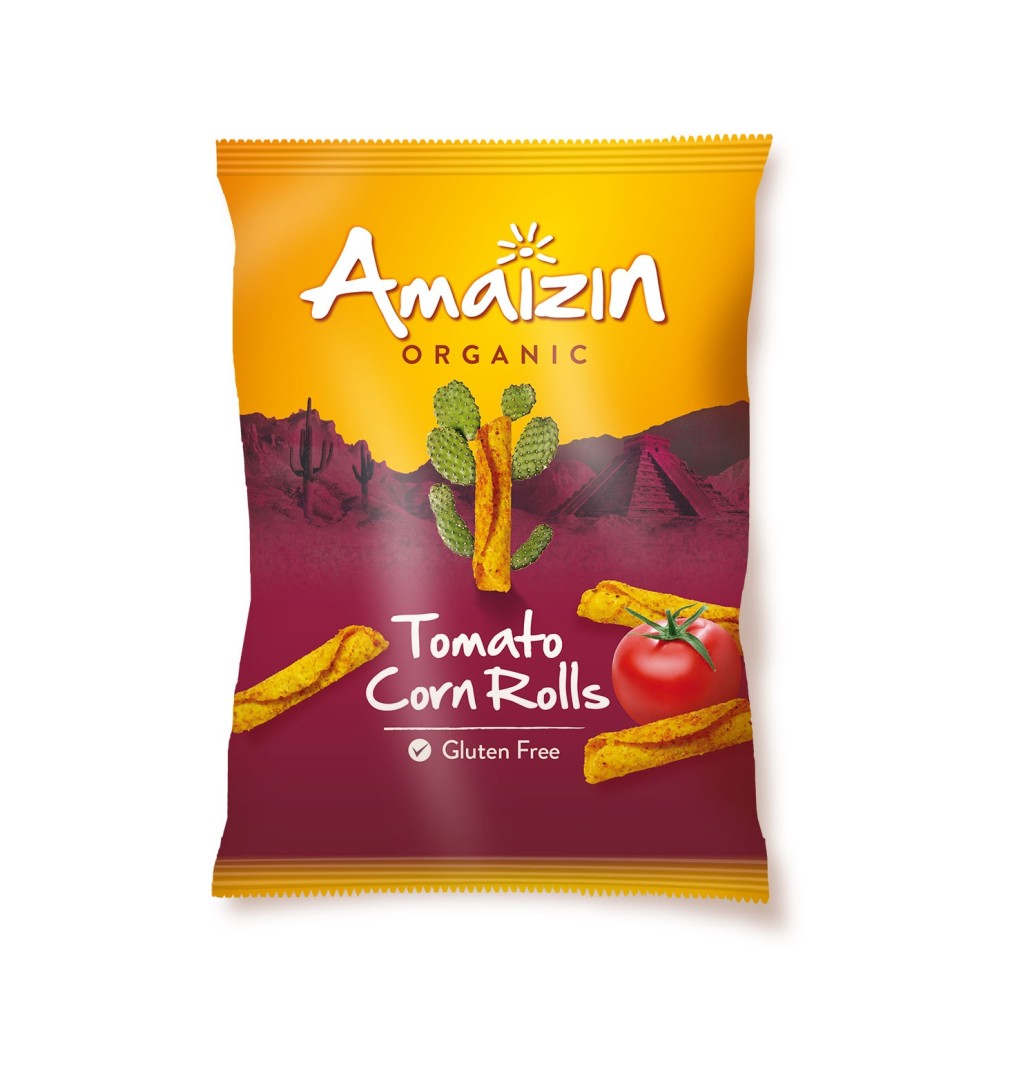 Amaizin Tomato Corn Roll 100G