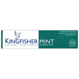Kingfisher Mint Fluoride Free Toothpaste 100Ml