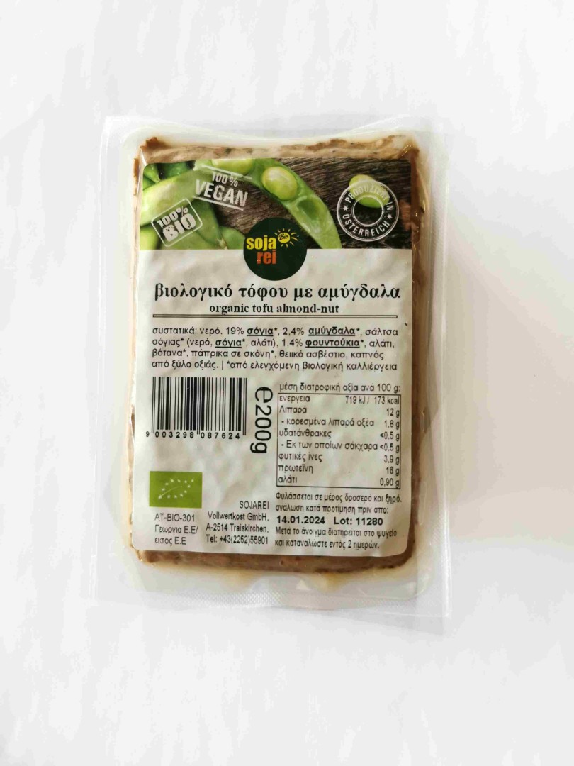 Sojarei, Almond Tofu 200G Bio