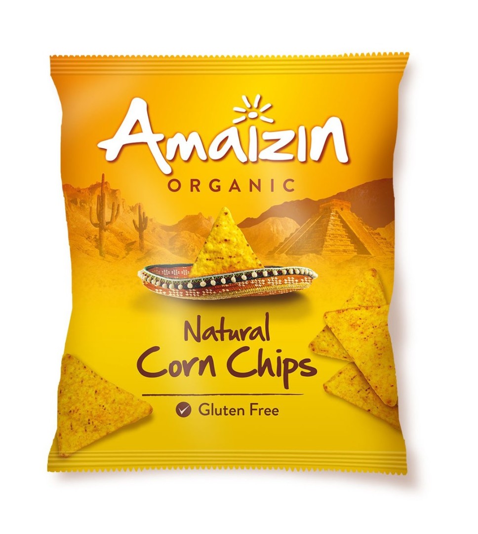 Amaizin Corn Chips Gluten Free 150G Bio