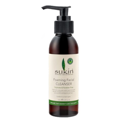 Sukin Foam Facial Cleanser 125Ml