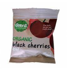 Serena Dried Sweet Black Pitted Cherries Bio 30G