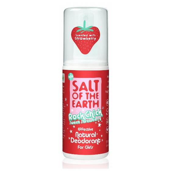 Salt Of The Earth Natural Deodorant Spray Sweet Strawberry 100Ml