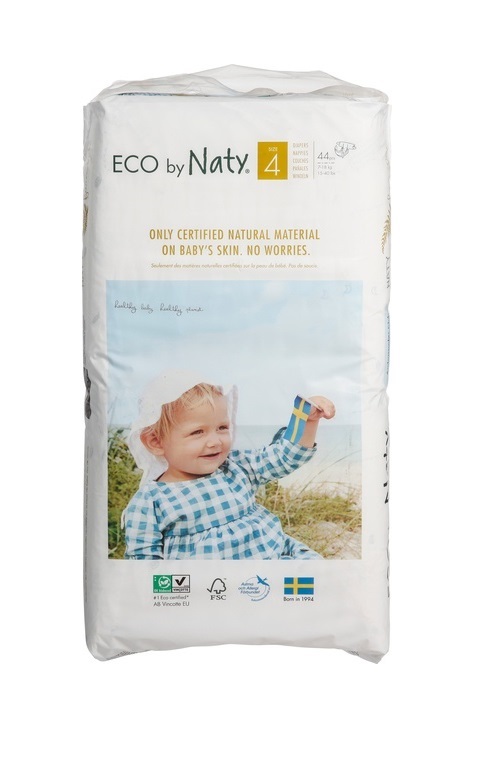 Naty Diapers Maxi 7-18Kg 44Pcs (V)