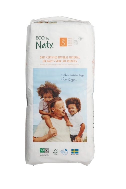 Naty Diapers Size 5 11-25Kg 40 Pcs