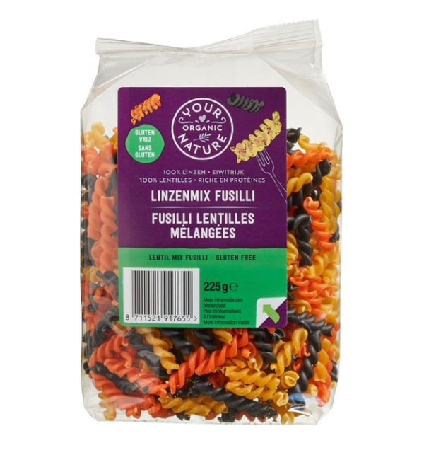 Your Organic Nature Lentils Mix Fusilli Bio 225G