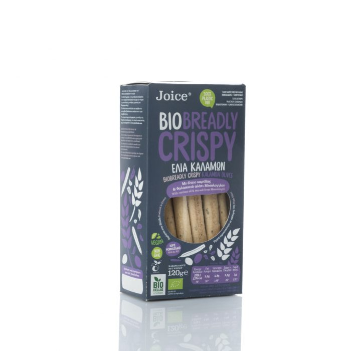 Joice Breadly Crispy Kalamon Olives Breadsticks 120G Bio