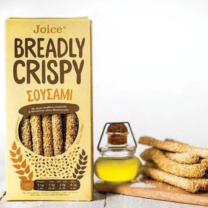 Joice Breadly Crispy Sesame Breadsticks 120G Bio