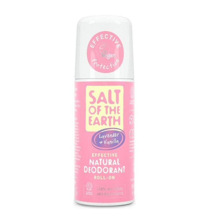 Salt Of The Earth Natural Deodorant Roll On Lavender & Vanilla 75Ml