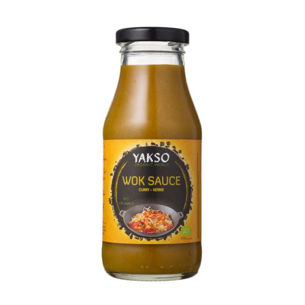 Yakso Wok Sauce Curry 240Ml Bio