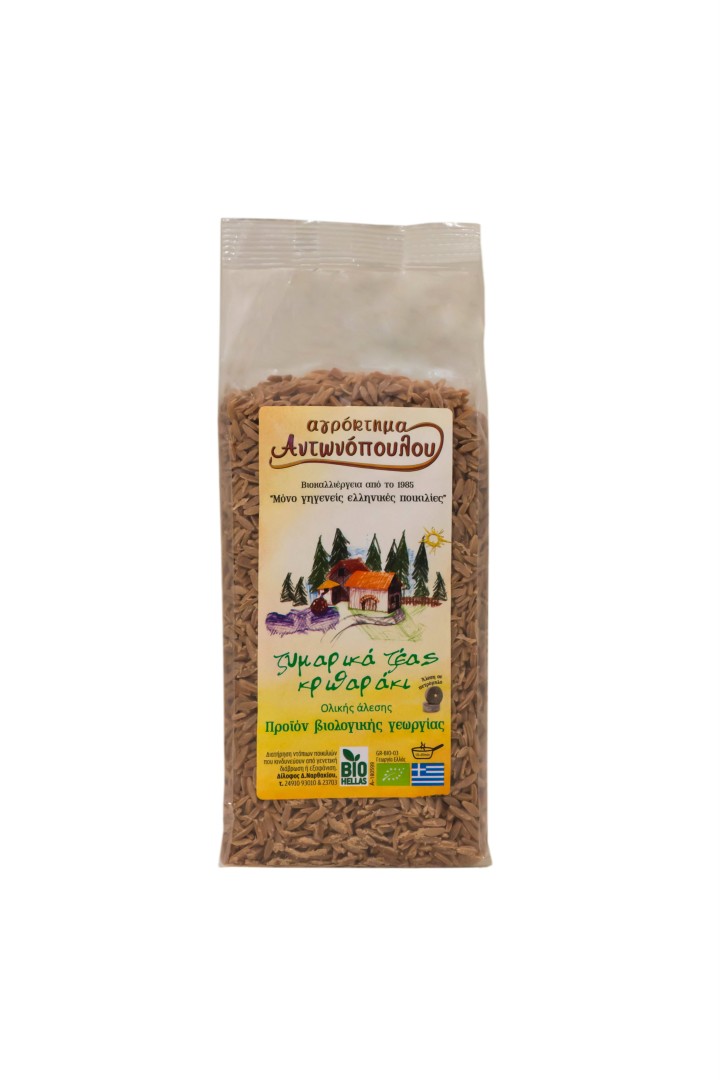 Antonopoulos Orzo Zeas Simigdali Wholewheat Bio 400G