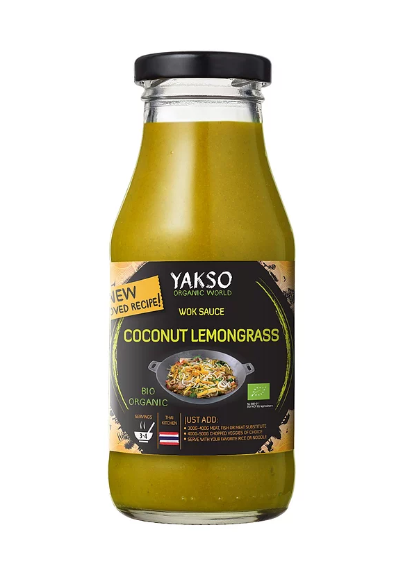 Yakso Wok Sauce Lemongrass 240Ml Bio