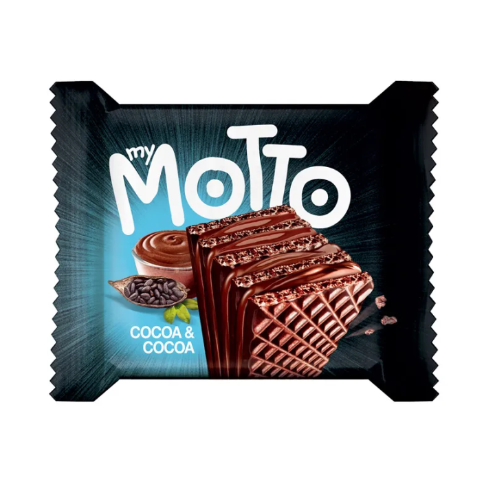 My Motto Wafer Cacao Cacao 34G