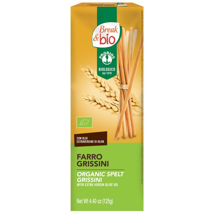 Probios Spelt Breadsticks 125G Bio