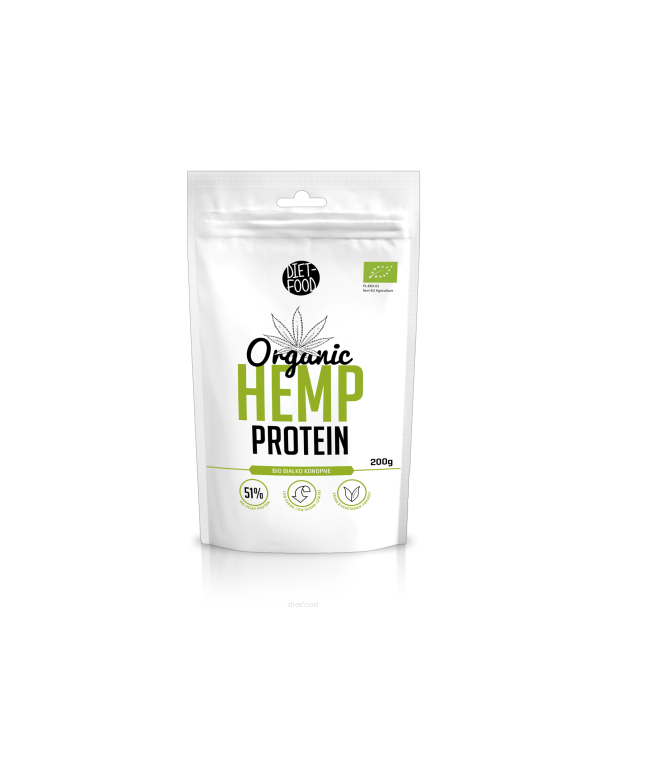 Dietfood Hemp Protein 200G Bio