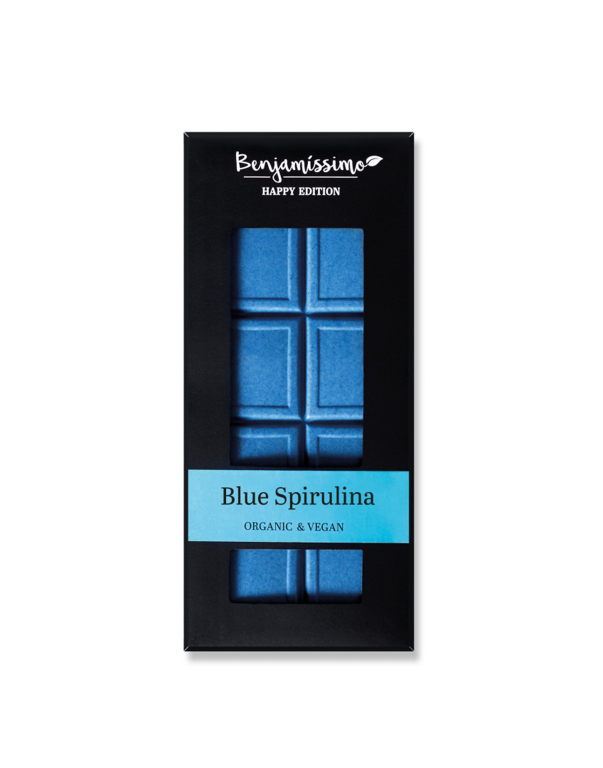 Benjamissimo Blue Spirulina Vegan Cacoa Bar 60G Bio
