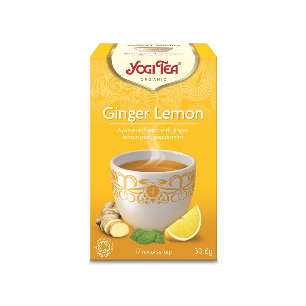 Yogi  Herbal Tea Ginger Lemon Peel & Peppermint 17 Teabags 30.6G