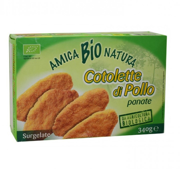 Amica Natura Chicken Schnitzel 340G Bio