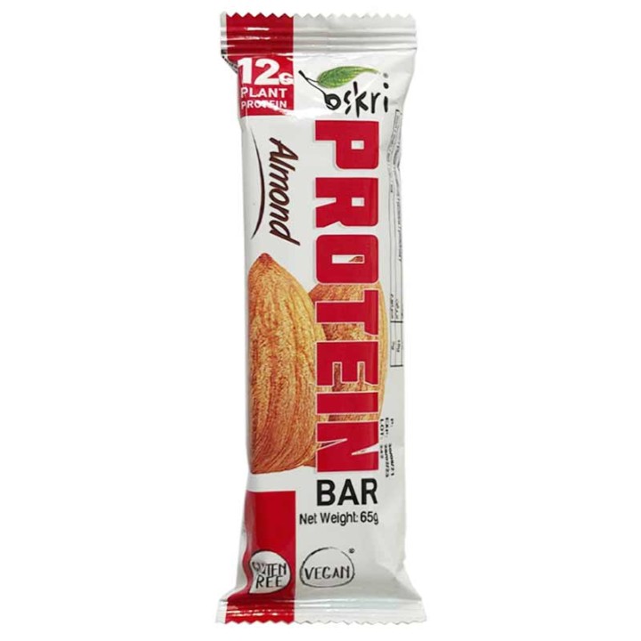 Oskri Almond Protein Bar 65G
