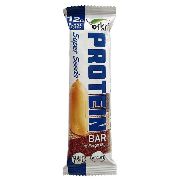 Oskri Protein Super Seed Peanut Bar 65G