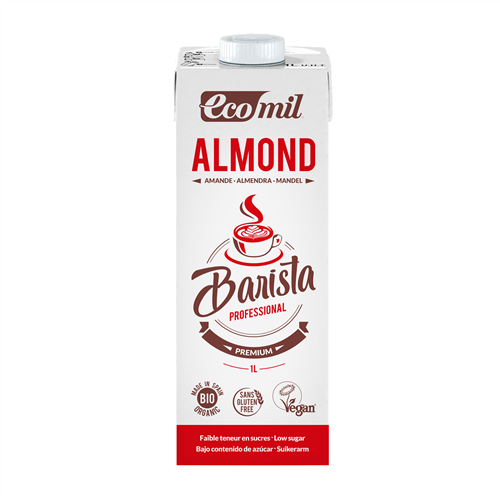 Ecomil Barista Almond Milk Professional 1Lt Bio
