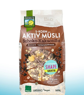 Bohlsener Aktiv Musli Chocolate 500G Bio