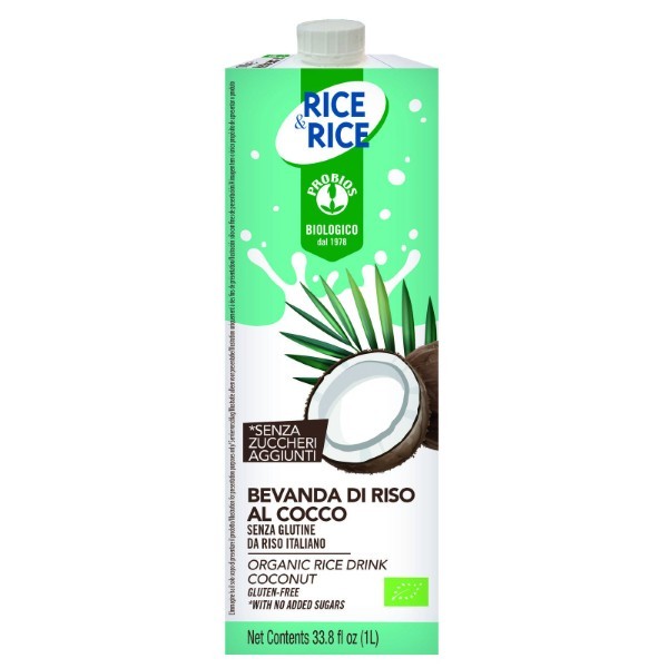 Probios, Rice Milk With Coconut 1Lt Bio