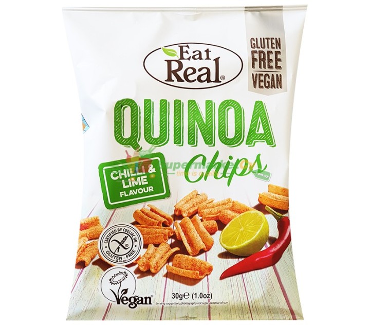 Eat Real Quinoa Chips Chilli Fresh Lime 30G