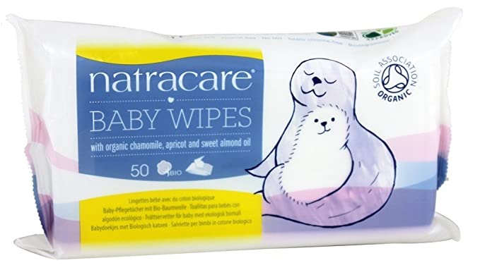 Natracare Baby Wipes 50Pcs