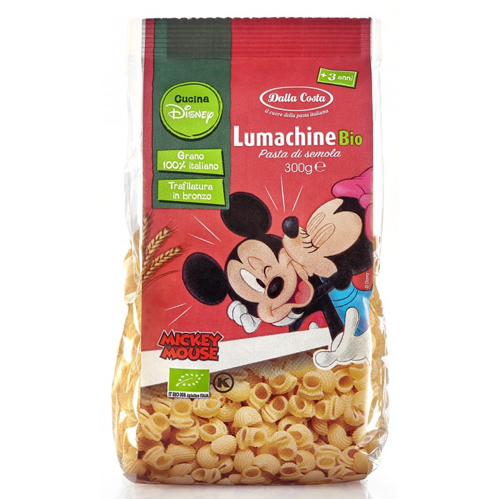 Dalla Costa Disney Kids Pasta Lumachine 300G Bio