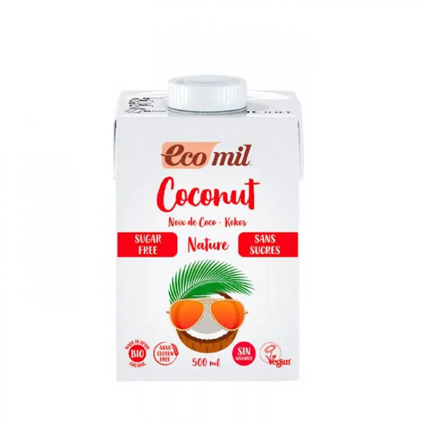 Ecomil, Coconut Milk Sugar Free 500ml Bio