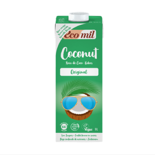 Ecomil Coconut Milk With Agave 1L Bio